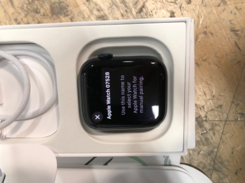 Photo 2 of **watch is locked to previous user**
Apple Watch Series 9 [GPS 45mm] Smartwatch with Midnight Aluminum Case with Midnight Sport Loop. Fitness Tracker, Blood Oxygen & ECG Apps, Always-On Retina Display, Carbon Neutral Midnight Aluminum Case with Midnight S