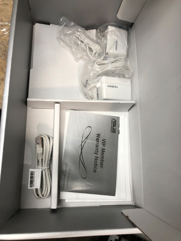 Photo 5 of **brand-new**
ASUS ZenWiFi AX6600 Tri-Band Mesh WiFi 6 System (XT8 2PK) - Whole Home Coverage up to 5500 sq.ft & 6+ rooms, AiMesh, Included Lifetime Internet Security, Easy Setup, 3 SSID, Parental Control, White AX6600 | Tri-Band | 2PKs