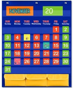 Photo 1 of Monthly Calendar Pocket Chart