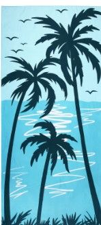 Photo 1 of *one towel missing**
2 Pack Microfiber Beach Towel, Oversized Microfiber Pool Towel 75”x 35”, Sand-Free Beach Towel, Quick Drying Camping Towel, Super Absorbent Bath Towel Blanket, Soft Breathable and Lightweight 2 Pack- Blue Leaves/Coconut Tree