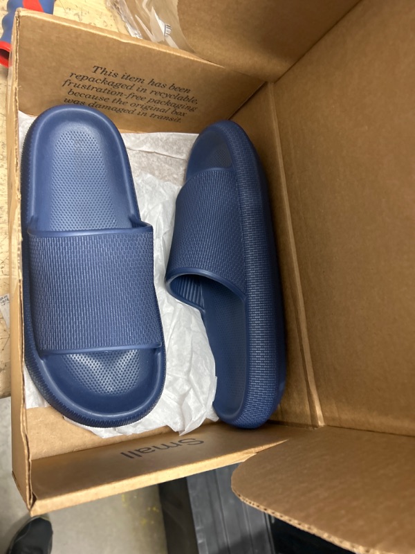 Photo 1 of Joomra Pillow Slippers for Women and Men Non Slip Quick Drying Shower Slides Bathroom Sandals | Ultra Cushion | Thick Sole
size 44-45