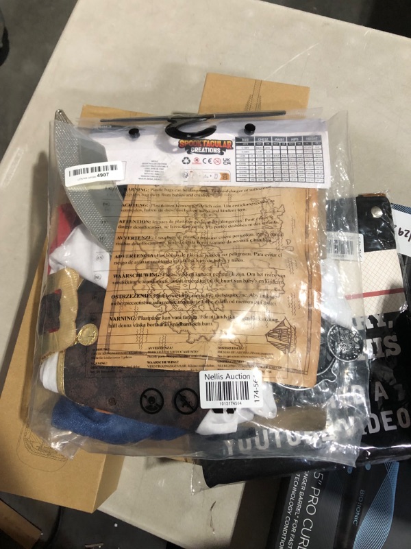 Photo 1 of ***USED***
Spooktacular Creations Boys Pirate Costume for Kids Deluxe Costume Set Toddler 3-4