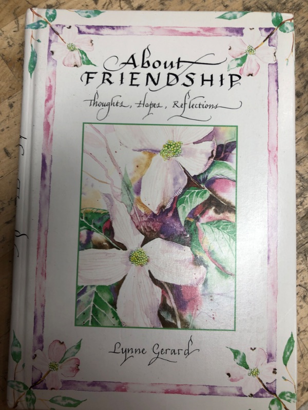 Photo 1 of ABOUT FRIENDSHIP BOOK