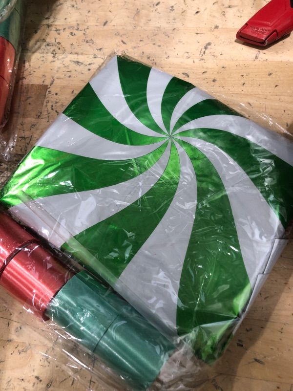 Photo 1 of **similar to stock photo** 36Pcs Christmas Candy Foil Balloons 18 Inch Round Lollipop Sweet Candy Balloons Aluminum Mylar Helium Party Balloons for Birthday Xmas Wedding Carnival Festival Holiday Party Decorations Supplies