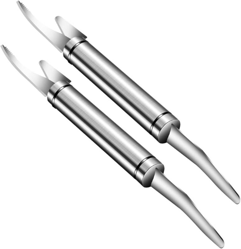 Photo 1 of
5 in 1 Multifunctional Shrimp Line Fish Maw Knife, 2Pack Shrimp Deveiner Knife Tool and Peeler, Stainless Steel Shrimp Peeler, Fish Scale Remover, Kitchen Fish and Shrimp, Duck Intestine Cleaner
10