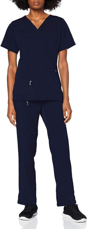 Photo 1 of Adar Pro Breakthrough Plus Scrub Set For Women - Enhanced V-Neck Top & Multi Pocket Pants size small 