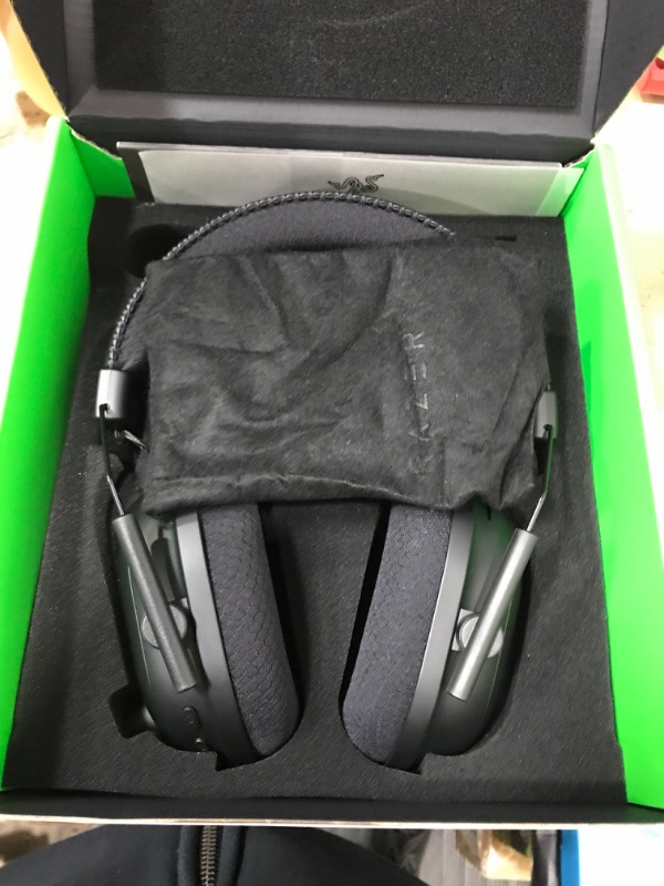 Photo 3 of Razer BlackShark V2 Pro Wireless Gaming Headset: THX 7.1 Spatial Surround Sound - 50mm Drivers - Detachable Mic - for PC, PS5, PS4, Switch, Black Classic Black