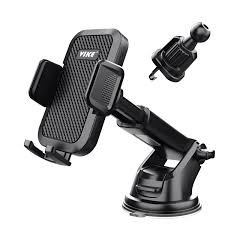 Photo 1 of VIKE Upgraded Car Phone Mount [Military-Grade Suction & Stable Hook] 3in1 Long Arm Suction Cup Holder Universal Cell Phone Holder Mount Dashboard Windshield Vent Compatible with All Smartphones
