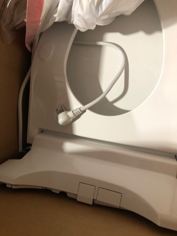 Photo 6 of **READ NOTES BELOW**TOTO SW3036R#01 WASHLET K300 Electronic Bidet Toilet Seat, Cotton White Cotton White Self Cleaning Wand with EWATER ELONGATED