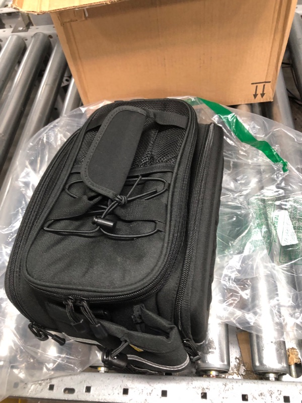 Photo 1 of Topeak MTX Trunk Bag DXP Bicycle Trunk Bag with Rigid Molded Panels 36 x 25 x 21.5~29 cm