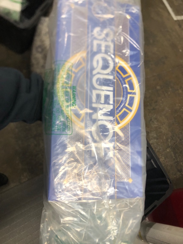 Photo 1 of Sequence Luxury Edition - Stunning Set with Deluxe, Cushioned, Roll-Flat Game Mat - Amazon Exclusive by Goliath , Blue, 2-12 players