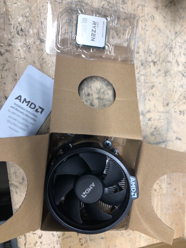 Photo 2 of **UNABLE TO TEST***
AMD Ryzen™ 5 4600G, 6-Core, 12-Thread Unlocked Desktop Processor with Wraith Stealth Cooler