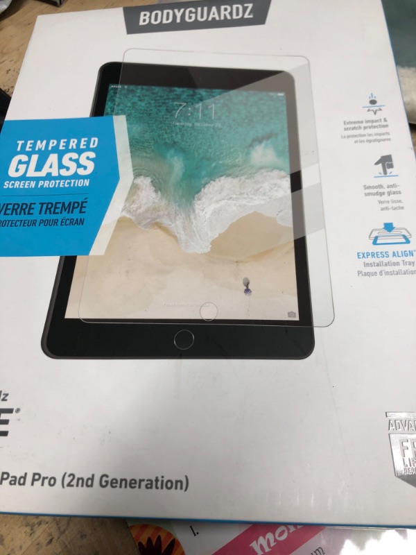 Photo 1 of 12.9" IPAD PRO 2ND GENERATION TEMPERED GLASS PROTECTOR
