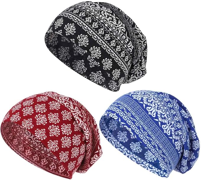 Photo 1 of Leumoi 9 Pack Turban  Stretch Modal Scarf for Hair Wrap (Medium)