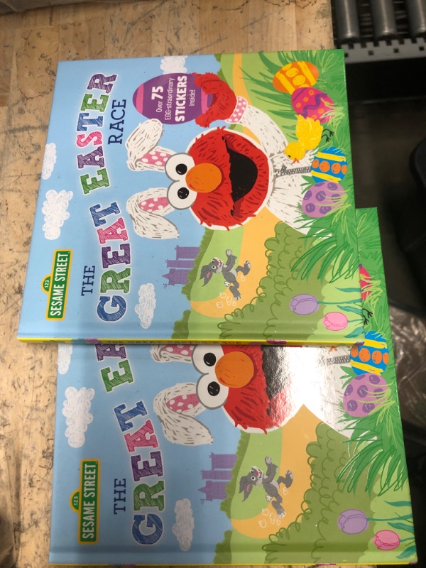 Photo 1 of 2  The Great Easter Race!: An Egg-straordinary Spring Story with Elmo, Cookie Monster, and Friends! (Sesame Street Scribbles)