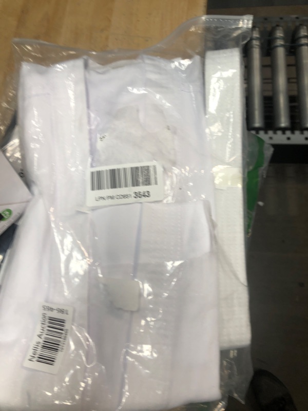 Photo 2 of **MISSING PANTS***
FLUORY Karate Uniform with Free Belt, White Karate Gi for Kids & Adult Size 000-6 Size 3/160CM (5'1"-5'5") Ku-c001-white