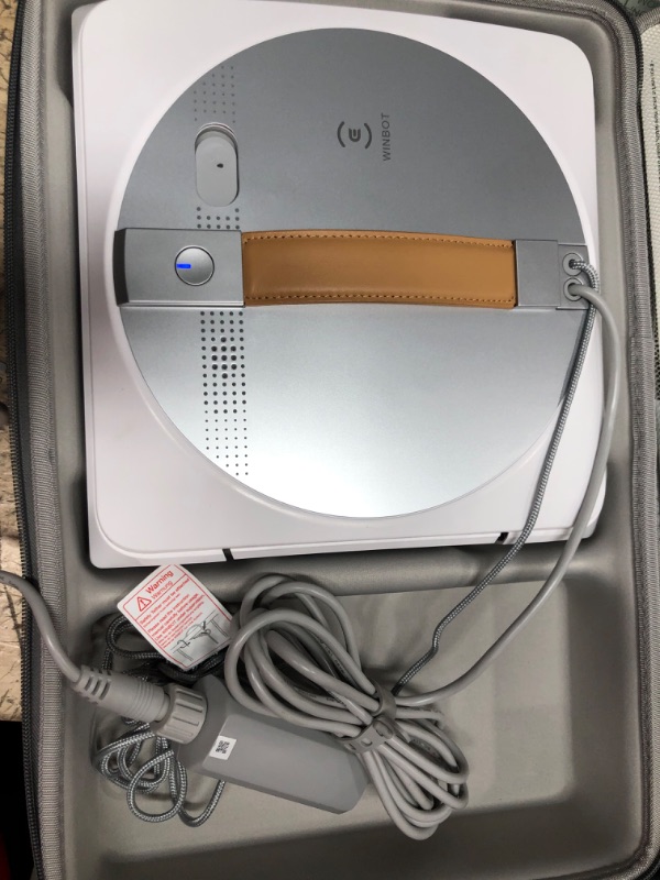 Photo 5 of *** PARTS ONLY***
ECOVACS Winbot W1 Pro Window Cleaning Robot, Intelligent Cleaning with Dual Cross Water Spray Technology, Win SLAM 3.0 Path Planning, 2800Pa Suction Power, Edge Detection Technology, App Control W1 Pro Gray