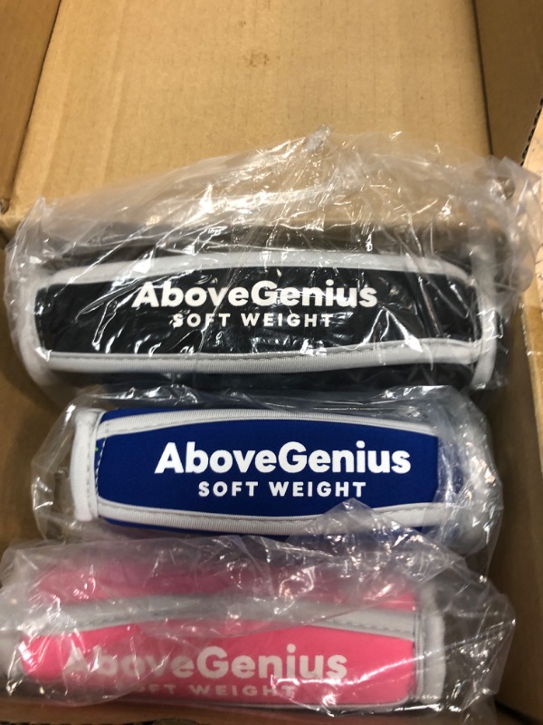 Photo 2 of AboveGenius Hand Weights Set for Women & Men, 3 Pair of Hand Weights (1/2/3 LB) Included, Soft Dumbbell Walking Weight Sets with Hand Strap for Running, Jogging and Physical Therapy (3 Pair of (1/2/3 LB) Hand Weights)