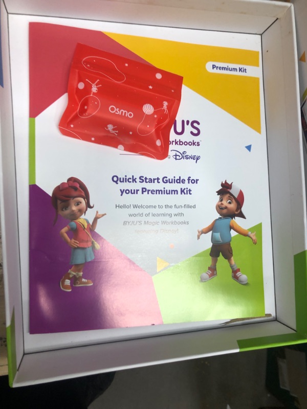 Photo 4 of ***TABLET NOT INCLUDED***
BYJU’S Learning: Disney, 1st Grade Premium Edition (App + 8 Workbooks) Ages 5-7, Featuring Disney & Pixar Characters - Learn Reading, Addition/Subtraction, Writing & Phonics - Osmo Fire base included Fire Tablet 1st Grade