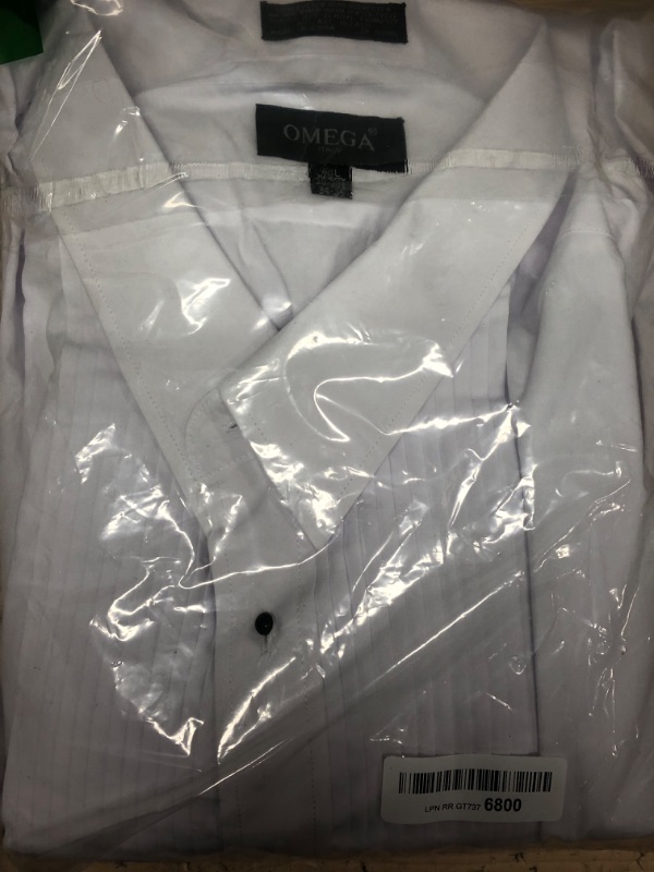 Photo 2 of  Men's Tuxedo Shirt Wing Collar ***SHIRT ONLY***
SIZE 4XLARGE