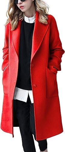 Photo 1 of chouyatou Women's Winter Casual Wool Coat MEDIUM