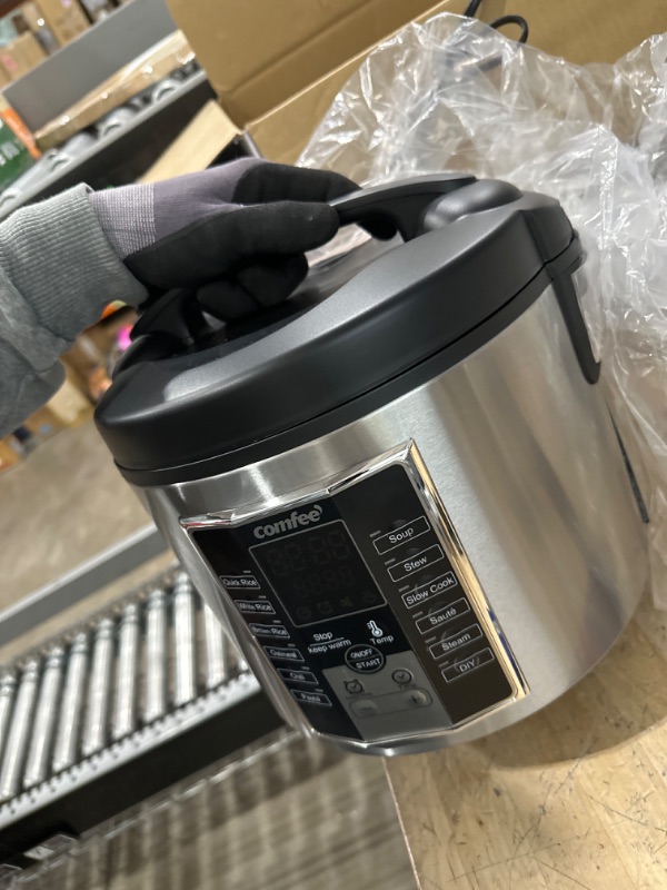 Photo 1 of COMFEE' Rice Cooker, Slow Cooker, Steamer, Stewpot, Saute All in One (12 Digital Cooking Programs) Multi Cooker (5.2Qt ) Large Capacity, 24 Hours Preset & Instant Keep Warm Professional 20-cup cooked/10-cup uncooked
