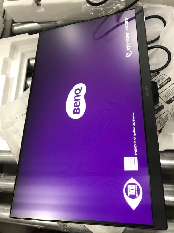 Photo 2 of BenQ GW2283 Computer Monitor 22" FHD 1920x1080p | IPS | Eye-Care Tech | Low Blue Light | Anti-Glare | Adaptive Brightness | Tilt Screen | Built-In Speakers | HDMI | VGA 22" IPS | Tilt | 2 x 1W Speakers