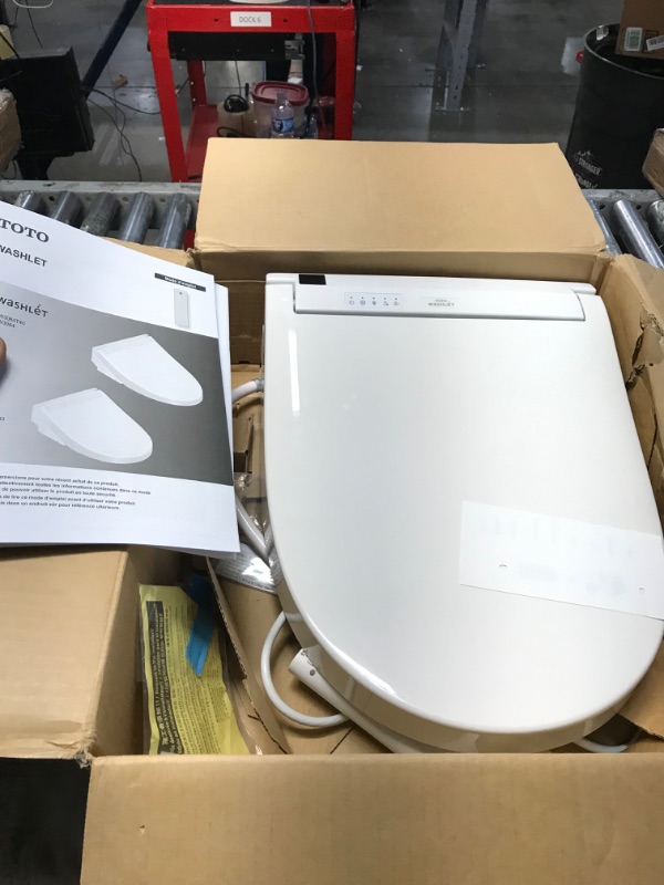 Photo 2 of *MISSING PIECES*
TOTO SW3083#01 WASHLET C5 Round Electronic Bidet Toilet Seat, C5Round, Cotton White 