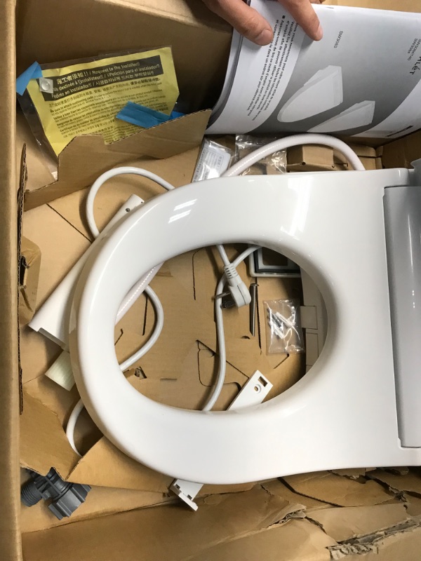 Photo 4 of *MISSING PIECES*
TOTO SW3083#01 WASHLET C5 Round Electronic Bidet Toilet Seat, C5Round, Cotton White 