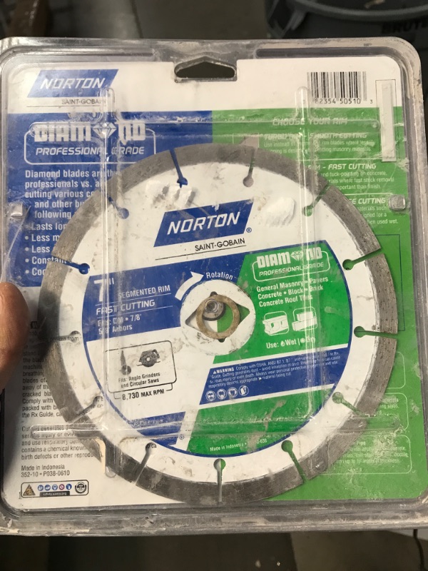 Photo 1 of Ali Industries 241444 7 in. Segmented Rim Diamond Saw Blade