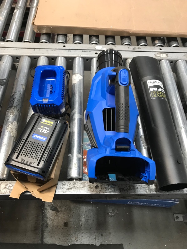 Photo 2 of Kobalt 40-V Max Cordless Brushless Leaf Blower - Battery and Charger Included
