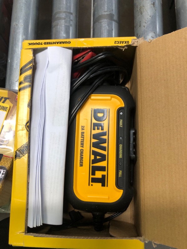 Photo 2 of DEWALT DXAEC2 DXAEC2 Professional 2-Amp Automotive Battery Charger and Maintainer