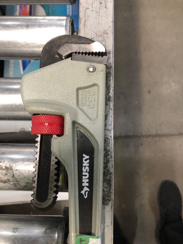 Photo 3 of 14 in. Aluminum Pipe Wrench
