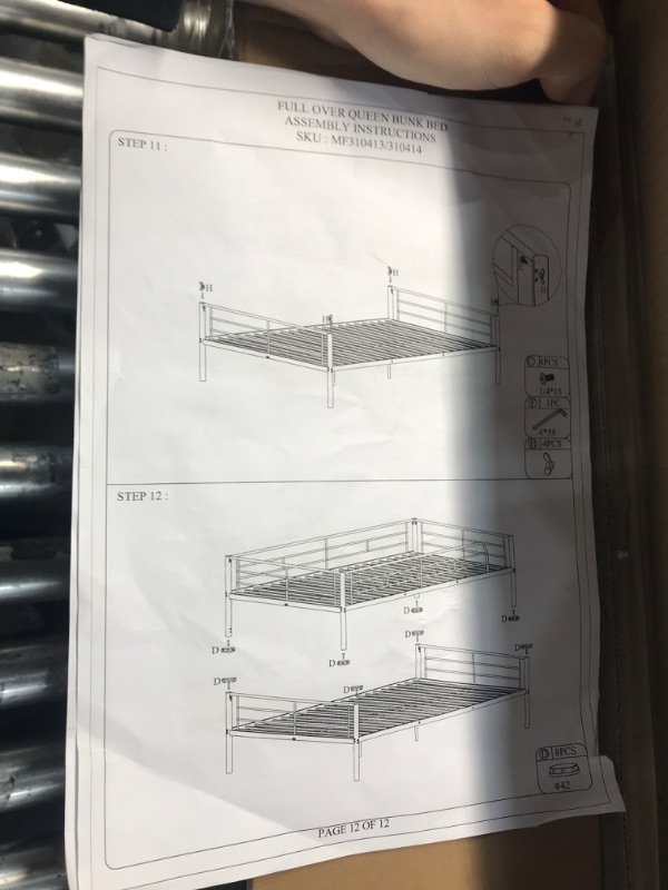 Photo 3 of ***Parts Only***Full Over Queen Bunk Bed Box 1 of 2 Only 