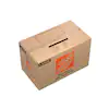 Photo 1 of 27 in. L x 15 in. W x 16 in. D Large Moving Box with Handles (10-Pack)
