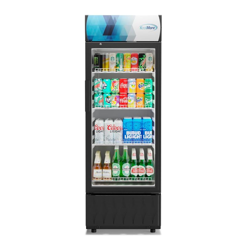 Photo 1 of KoolMore MDR-9CP Display-Refrigerator, 9 cu.ft. Single Swing Door, Black
