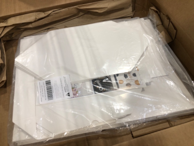 Photo 2 of 12 Packs White Gift Boxes with Lids for Presents, Extra Large Gift Box Bulk with All-Occasions Stickers for T-shirt, Robe, Sweater Assorted Size Boxes for Christmas, Birthday - Cajas Para Regalos