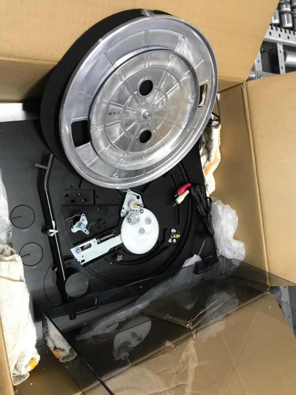 Photo 2 of ***Parts Only***Sony PS-LX310BT Belt Drive Turntable: Fully Automatic Wireless Vinyl Record Player with Bluetooth and USB Output Black