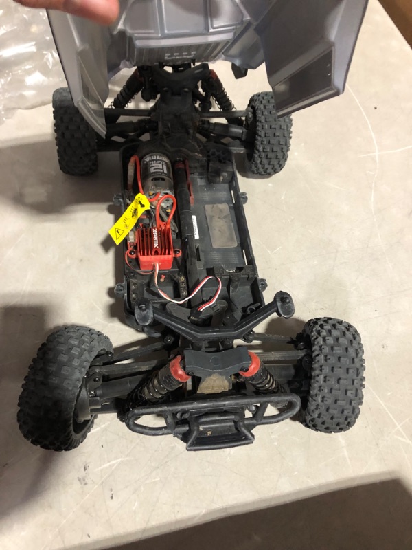 Photo 4 of ***USED - NO BATTERIES/TRANSMITTER - UNABLE TO TEST - DIRTY***
ARRMA RC Truck 1/10 KRATON 4X4 4S V2 BLX Speed Monster Truck RTR (Batteries and Charger Not Included), Blue, ARA4408V2T2