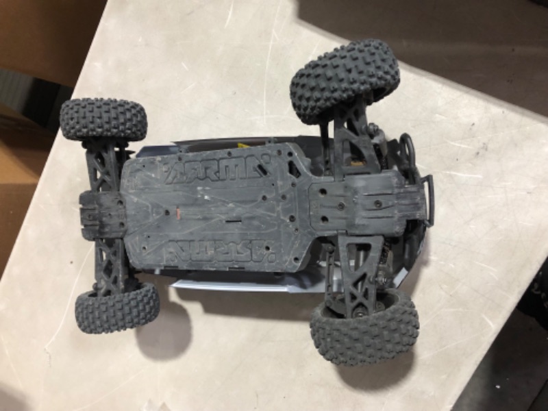 Photo 3 of ***USED - NO BATTERIES/TRANSMITTER - UNABLE TO TEST - DIRTY***
ARRMA RC Truck 1/10 KRATON 4X4 4S V2 BLX Speed Monster Truck RTR (Batteries and Charger Not Included), Blue, ARA4408V2T2