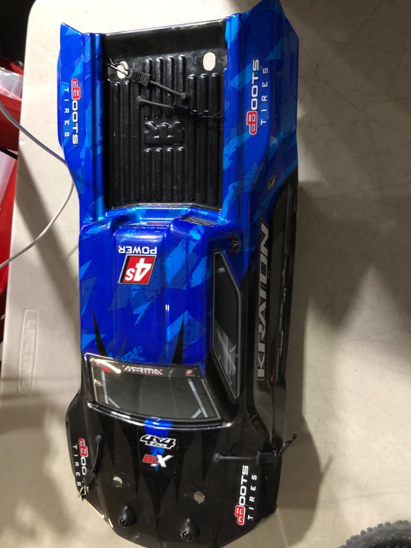 Photo 8 of ARRMA RC Truck 1/10 KRATON 4X4 4S V2 BLX Speed Monster Truck RTR (Batteries and Charger Not Included), Teal, ARA4408V2T1