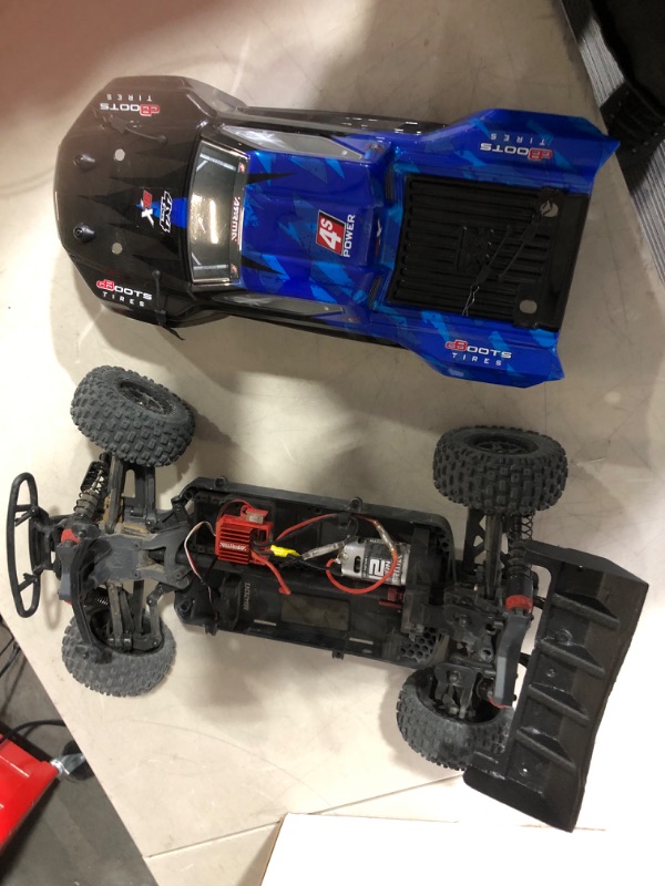 Photo 7 of ARRMA RC Truck 1/10 KRATON 4X4 4S V2 BLX Speed Monster Truck RTR (Batteries and Charger Not Included), Teal, ARA4408V2T1