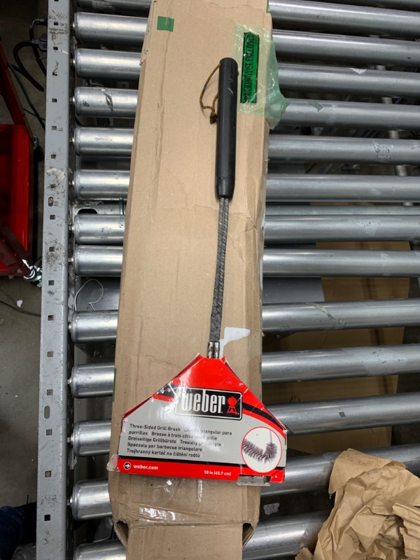 Photo 2 of Weber 18" Three-Sided Grill Brush