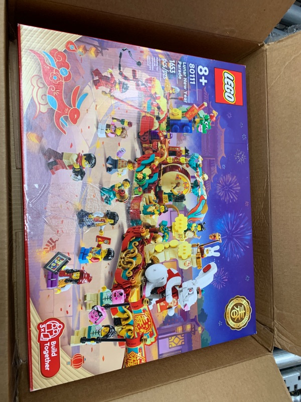 Photo 2 of LEGO Lunar New Year Parade 80111 Collectible Building Toy Set; Festive Gift Idea for Kids, Boys and Girls Ages 8+ (1,653 Pieces) Frustration-Free Packaging