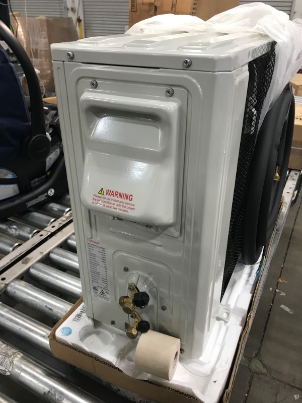 Photo 6 of **INCOMPLETE**Senville LETO Series Mini Split Air Conditioner Heat Pump, 9000 BTU 110/120V, Works with Alexa, White White 9000 BTU 110/120V (BOX 1 OF 2)