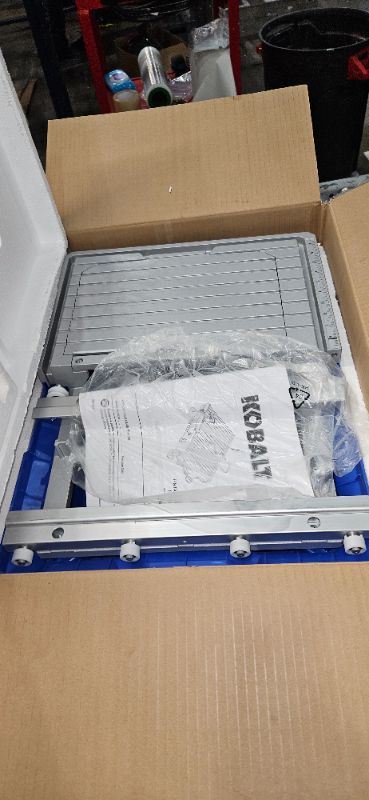 Photo 2 of (SEE NOTES) Kobalt 7-in 1 Wet Tabletop Sliding Table Tile Saw KWS B72-06