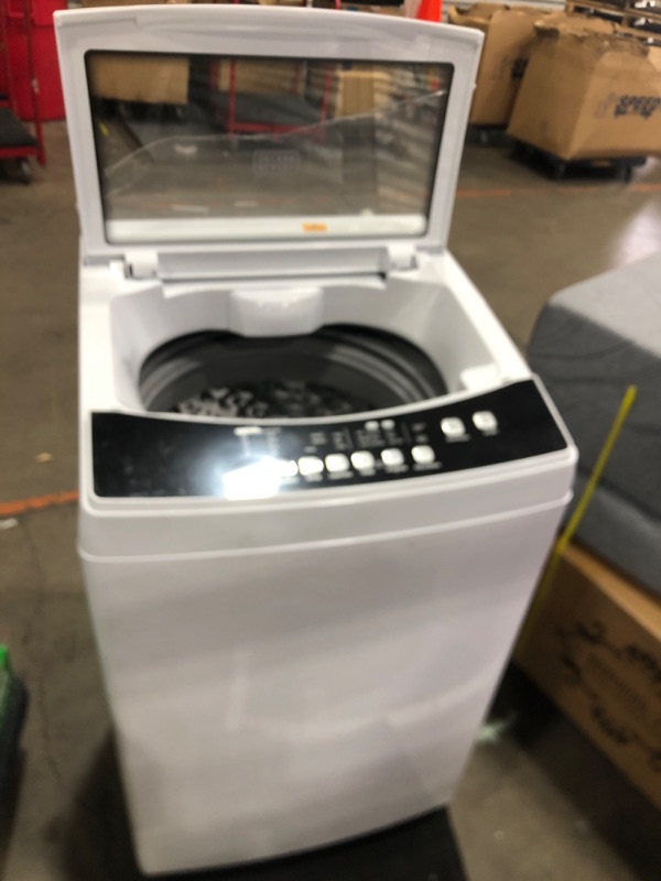 Photo 2 of BLACK+DECKER Small Portable Washer, Washing Machine for Household Use, Portable Washer 2.0 Cu. Ft. with 6 Cycles, Transparent Lid & LED Display
