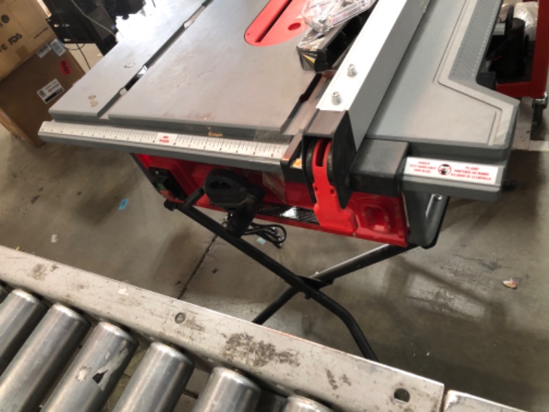 Photo 5 of ***USED - MAKES NOISE WHEN POWERED ON - UNABLE TO TEST FURTHER***
CRAFTSMAN 10-in 15-Amp Portable Jobsite Table Saw with Folding Stand
