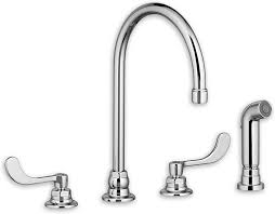 Photo 1 of * MISSING HARDWARE* American Standard 6403171.002 Monterrey 8" Widespread Gooseneck Spout Kitchen Faucet with Side Sprayer, Polished Chrome