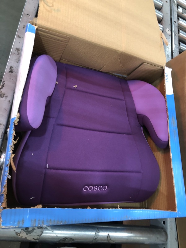 Photo 2 of Cosco Topside Booster Car Seat - Easy to Move, Lightweight Design (Grape), 1 Count (Pack of 1)